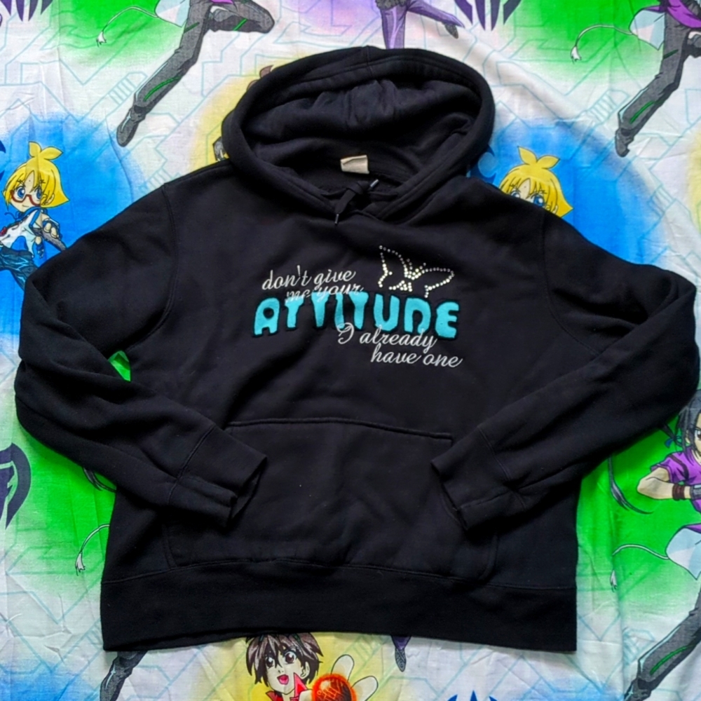 Free add on - Y2K Attitude Hoodie